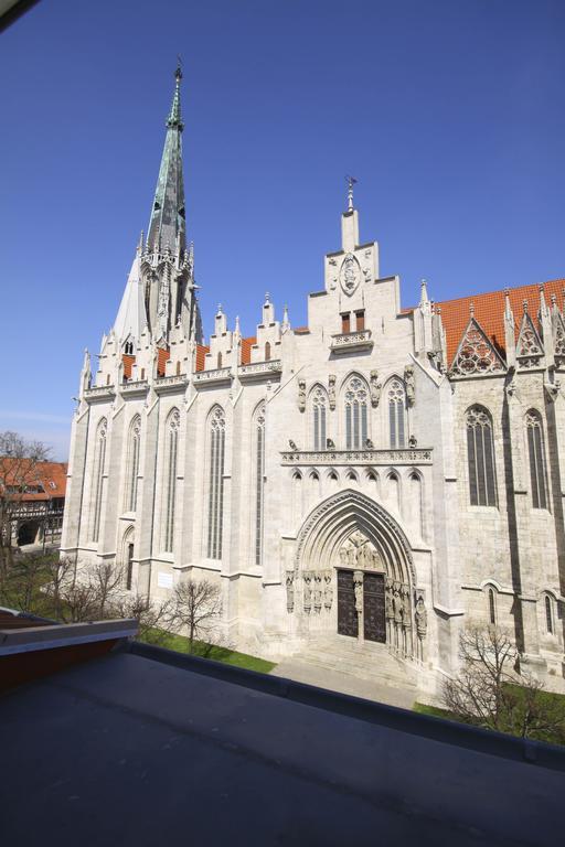 Pension Bei Der Marienkirche Mühlhausen Extérieur photo